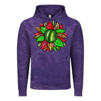 Cloud Purple watermelon sunflower Vintage Hoodie - Zillion Design Studio