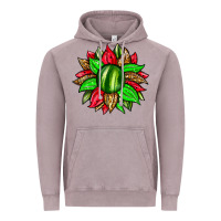 Vintage Zinc watermelon sunflower Vintage Hoodie - Zillion Design Studio