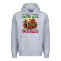 Heather Grey long live cowgirls artiststas Premium Hoodie - Artiststas
