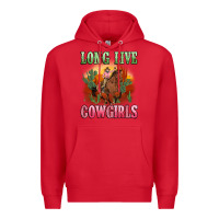 Red long live cowgirls artiststas Premium Hoodie - Artiststas