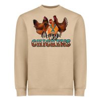 Mushroom crazychickens Heavyweight Sweatshirt - CowhideDigitalArt