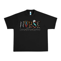 Black nurse caring strong essential Urban Heavy Tee - CowhideDigitalArt
