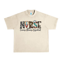 Sandshell nurse caring strong essential Urban Heavy Tee - CowhideDigitalArt