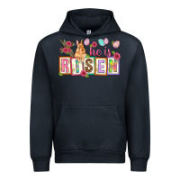 Navy He is risen Urban Hoodie - NancyCooperArtShop