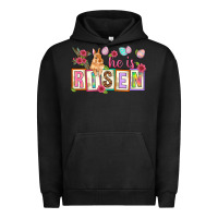 Pigment Black He is risen Urban Hoodie - NancyCooperArtShop