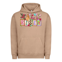 Pigment Burro He is risen Urban Hoodie - NancyCooperArtShop