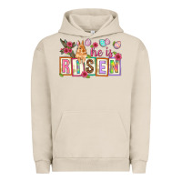 Pigment French Oak He is risen Urban Hoodie - NancyCooperArtShop