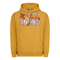 Pigment Peanut Butter He is risen Urban Hoodie - NancyCooperArtShop