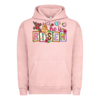 Pigment Salmon He is risen Urban Hoodie - NancyCooperArtShop