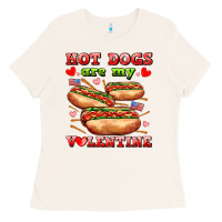 Bone hot dogs are my valentine Ladies Tee - AdoDesignShop