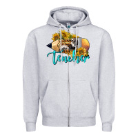 Heather Grey Western Teacher Pencil Zipper Hoodie - LillyAllenDesigns