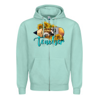 Seafoam Western Teacher Pencil Zipper Hoodie - LillyAllenDesigns