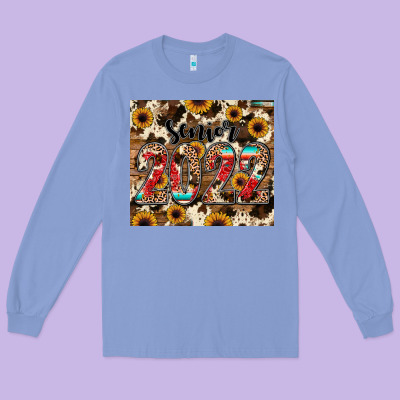 Senior 2022 Long Sleeve Tee Designed By Jahusdesignshop