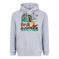 Heather Grey coffee cups but first coffee Heavyweight Hoodie - NancyCooperArtShop