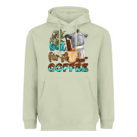 Matcha coffee cups but first coffee Heavyweight Hoodie - NancyCooperArtShop
