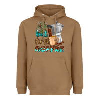 Toasted Coconut coffee cups but first coffee Heavyweight Hoodie - NancyCooperArtShop