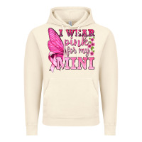 Vintage Artic I Wear Pink For My Mini with Butterfly Vintage Hoodie - texasbilliewilder