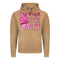 Vintage Camel I Wear Pink For My Mini with Butterfly Vintage Hoodie - texasbilliewilder