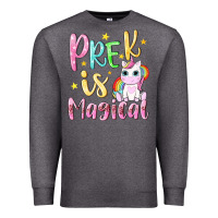 Charcoal Heather pre k is magical Premium Sweatshirt - NancyCooperArtShop