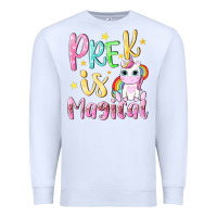 White pre k is magical Premium Sweatshirt - NancyCooperArtShop
