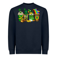 Navy st. patricks day coffee drinks Heavyweight Sweatshirt - Neo Western
