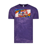 Cloud Purple usa gnome license plate Vintage Tee - HRA Design Shop