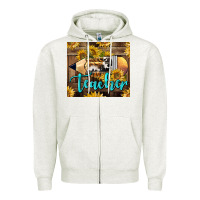 Oatmeal Heather Western Teacher Pencil With Sunflowers Zipper Hoodie - LillyAllenDesigns