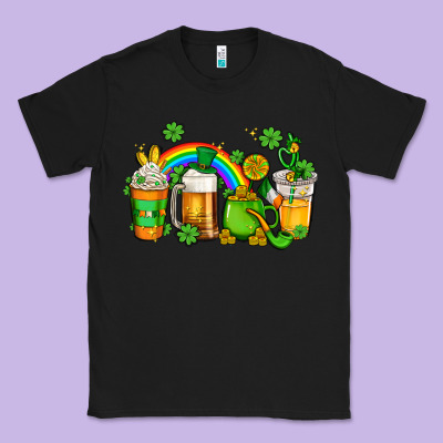 St Patricks Coffee Classic Tee Designed By Adodesignshop