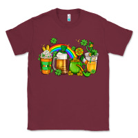 Burgundy st patricks coffee Classic Tee - AdoDesignShop