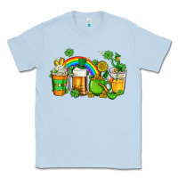 Dusty Blue st patricks coffee Classic Tee - AdoDesignShop