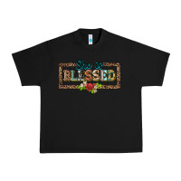 Black she is blesssed floral Urban Heavy Tee - BarkalooDesign