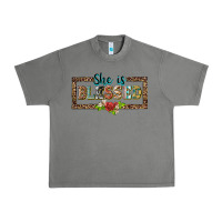 Tornado she is blesssed floral Urban Heavy Tee - BarkalooDesign