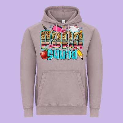 Para Squad Vintage Hoodie Designed By Zillion Design Studio