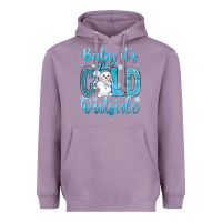 Lavender baby its cold outside Heavyweight Hoodie - NancyCooperArtShop