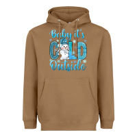 Toasted Coconut baby its cold outside Heavyweight Hoodie - NancyCooperArtShop