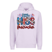 Lilac little miss firecracker 4th of july Premium Hoodie - Artiststas