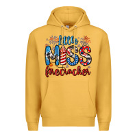 Mustard little miss firecracker 4th of july Premium Hoodie - Artiststas