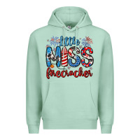 Seafoam little miss firecracker 4th of july Premium Hoodie - Artiststas