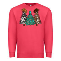 Cardinal cowhide with gemstones trees Premium Sweatshirt - MaliasSmallBusiness