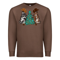 Chestnut cowhide with gemstones trees Premium Sweatshirt - MaliasSmallBusiness