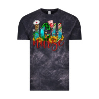 Cloud Black christmas icu nurse Vintage Tee - FaDigitalArtStudio