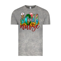Cloud Rock christmas icu nurse Vintage Tee - FaDigitalArtStudio