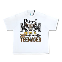 White proud mom official of an teenager Urban Heavy Tee - CowhideDigitalArt