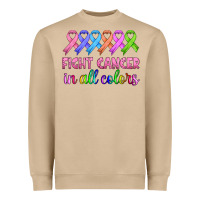 Mushroom fight cancer in all colors Heavyweight Sweatshirt - HRA Design Shop