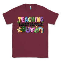 Burgundy Teaching Lucky Charms Classic Tee - CowhideDigitalArt