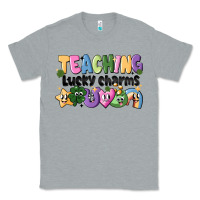 Heather Grey Teaching Lucky Charms Classic Tee - CowhideDigitalArt
