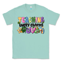 Seafoam Teaching Lucky Charms Classic Tee - CowhideDigitalArt