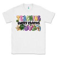 White Teaching Lucky Charms Classic Tee - CowhideDigitalArt