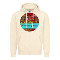 Sandshell (preview)custom christmas ornament Zipper Hoodie - Jasminsmagicworld