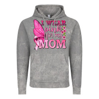 Cloud Rock I Wear Pink For My Mom with Butterfly Vintage Hoodie - texasbilliewilder
